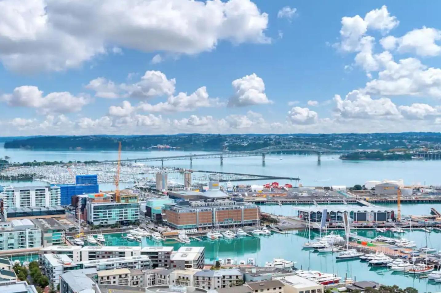 אוקלנד Top Floor Harbour View And Skytower View Apartment In Cbd מראה חיצוני תמונה